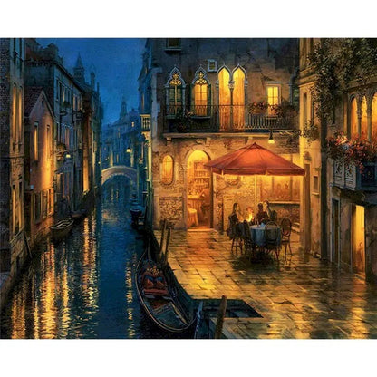 Oil Painting By Numbers City