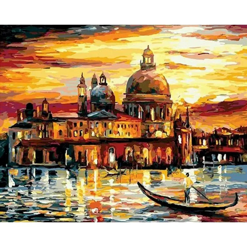 Oil Painting By Numbers City